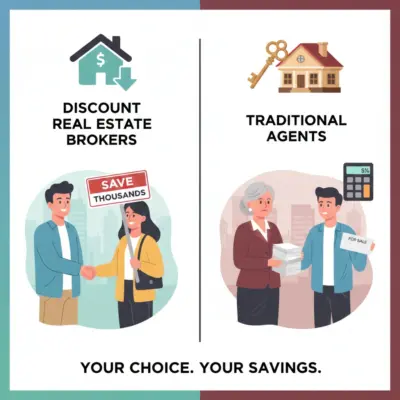 Discount Real Estate Brokers vs Traditional Agents