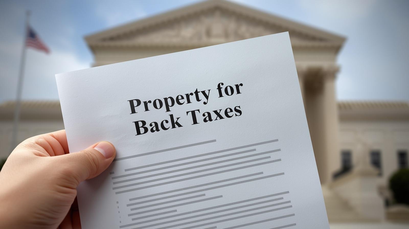 how to buy property for back taxes